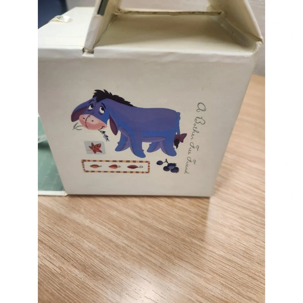 Disney WINNIE the POOH Picture Photo‎ Frame/Cube Keepsake Box W/Ribbon Closure